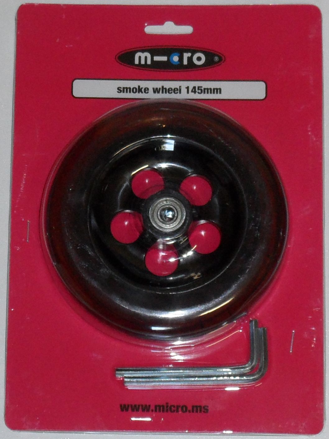 Kolečko Micro 145 mm kouřové s ložisky