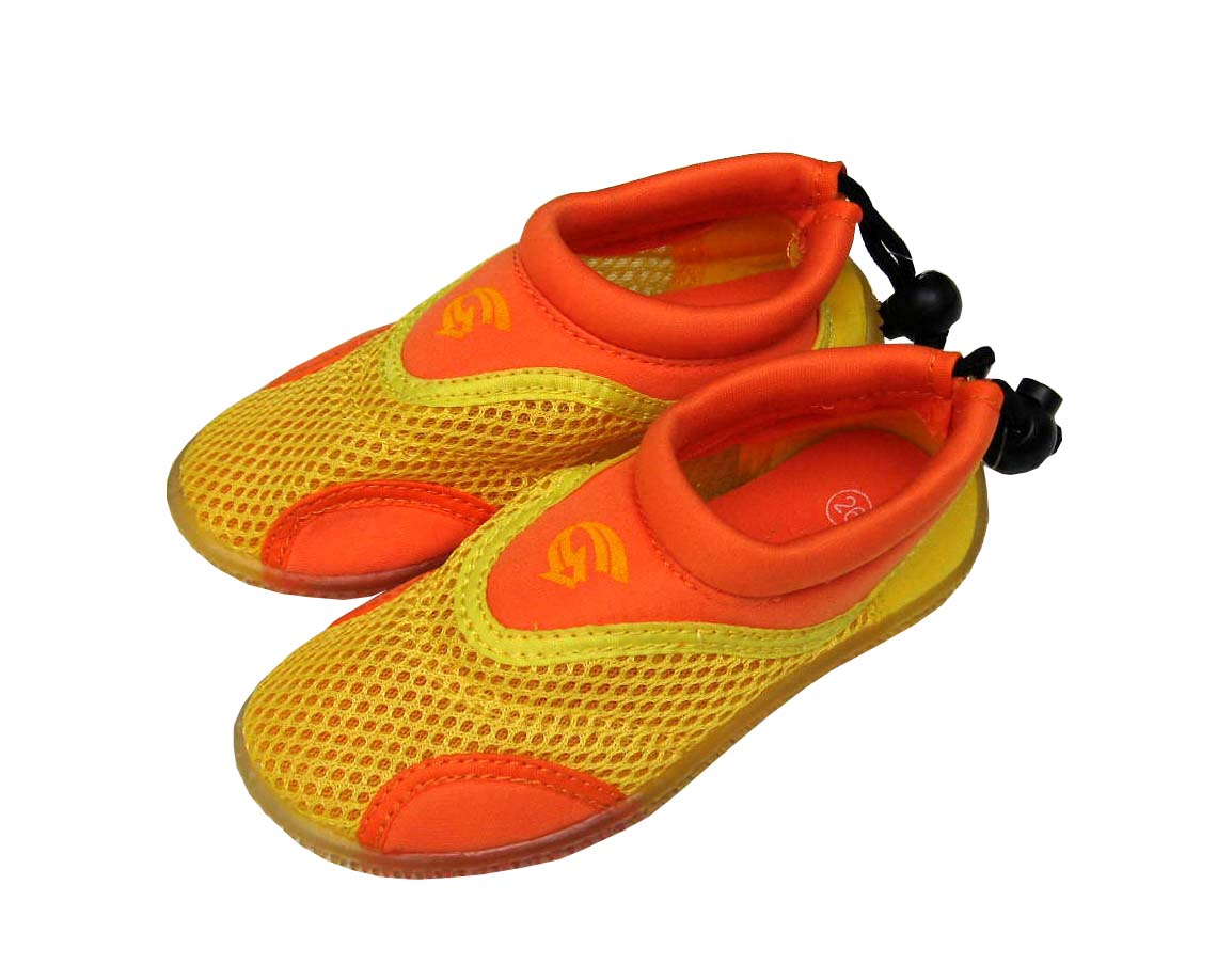 Dětské neoprenové boty do vody Alba oranžovožluté 28-34 - - Velikost: 28