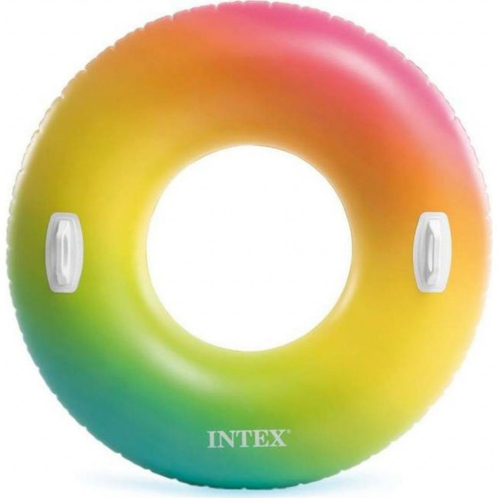 Kruh Intex velký Intex 58202 Color s držadlem 122cm