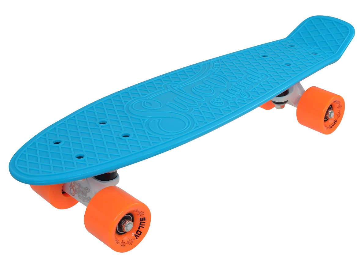 Penny board 22" Sulov Neon Speedway sv.modro-oranžový