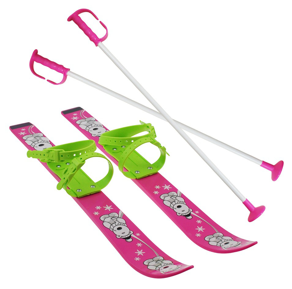 Dětské lyže Sulov 70cm, růžové