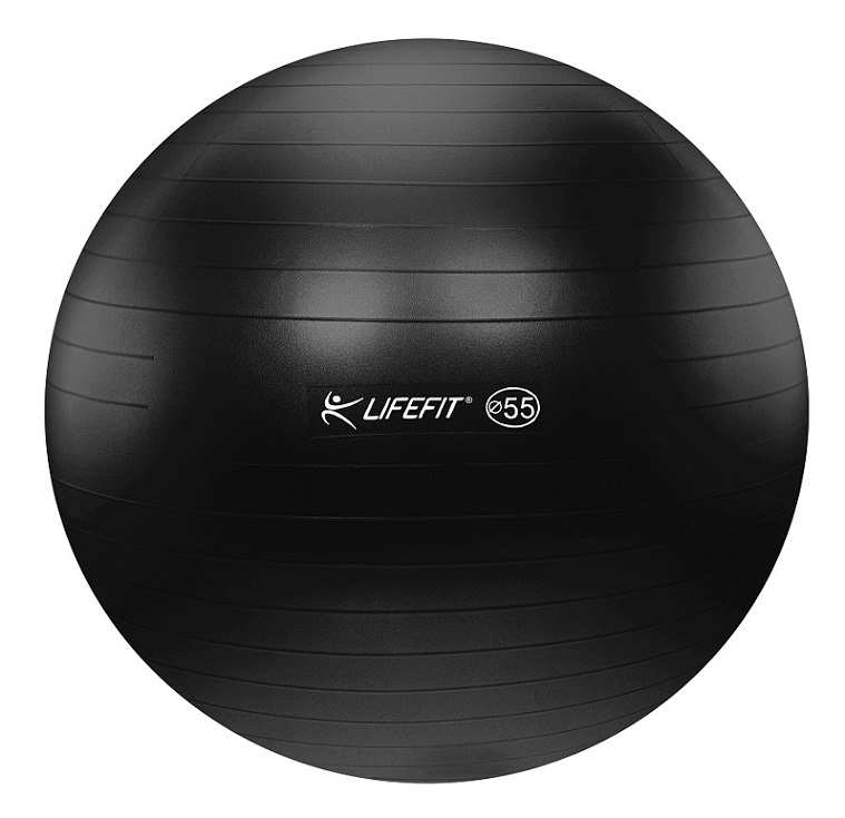 Gymnastický míč Lifefit Anti-Burst 55cm černý