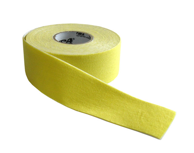 Kinezio tape Acra 2,5cm x 5m žlutý