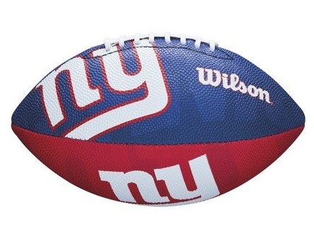 Míč na americký fotbal Wilson NFL Team Logo FB NG JR