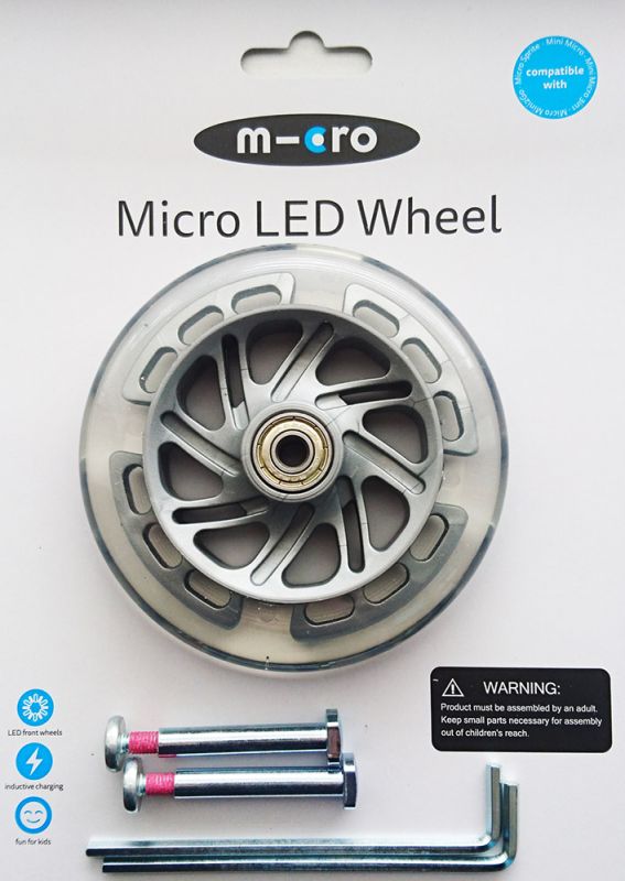 Svítící LED-kolečka 120 mm pro Mini Micro - 2ks