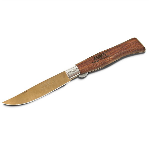 Zavírací nůž MAM Douro 2084 Bronze Titanium s pojistkou-bubinga 8,3cm