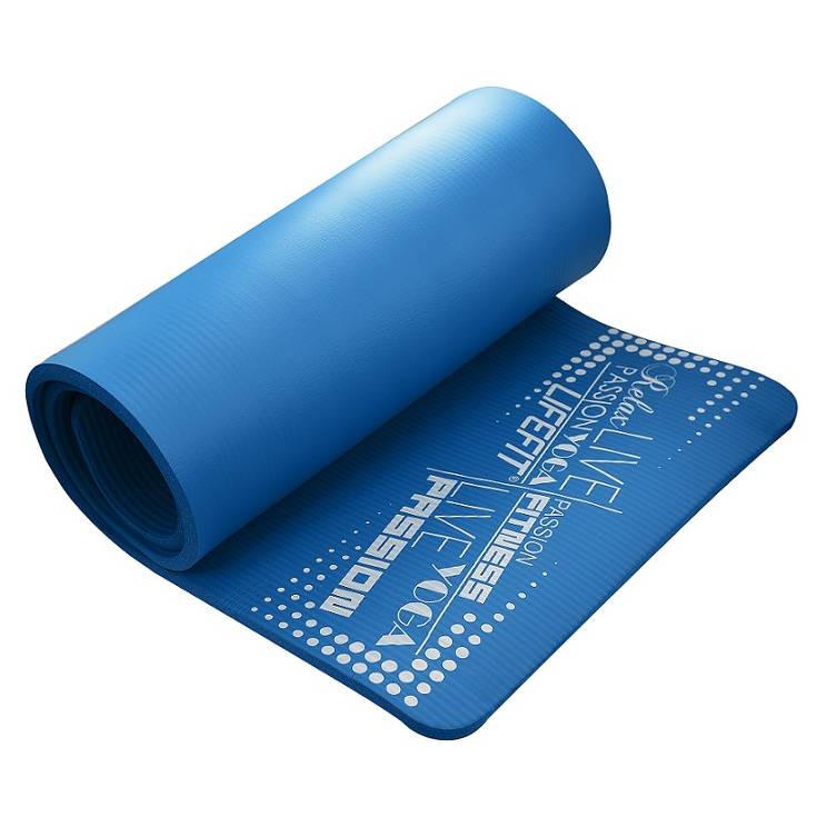 Podložka Lifefit Yoga Mat Exkluziv Plus modrá 1,5cm