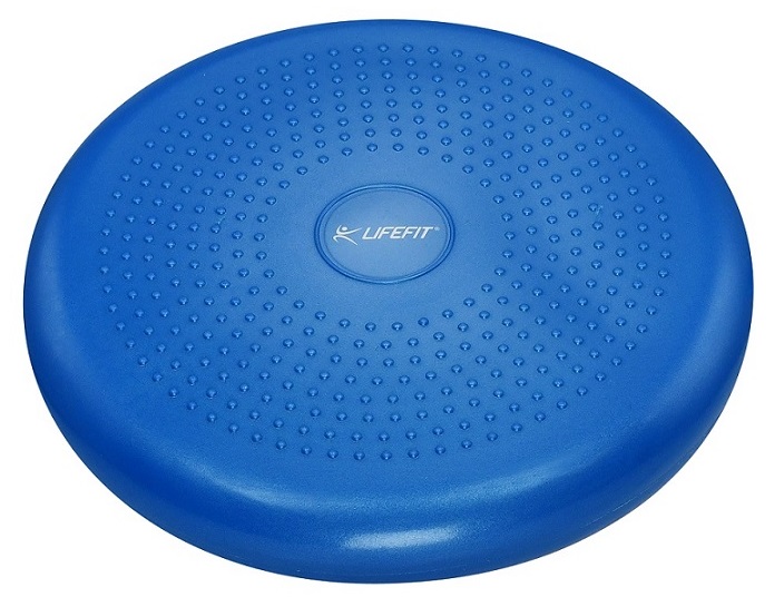 Balanční masážní polštářek Lifefit Balance Cushion 33cm modrý