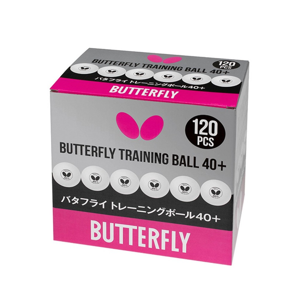 Míčky na stolní tenis Butterfly - Training 40+ (120 ks)