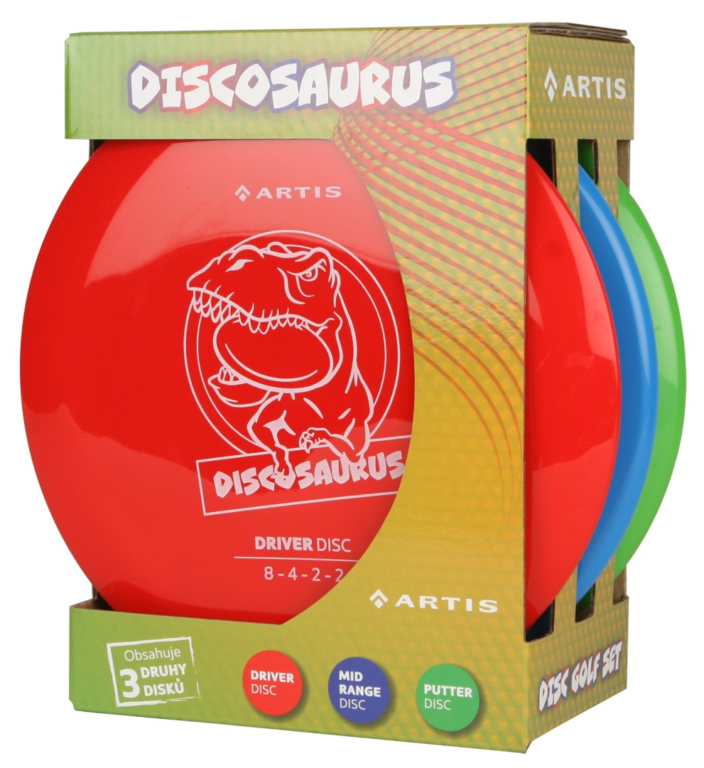 Disc Golf Set 3ks Discosaurus 