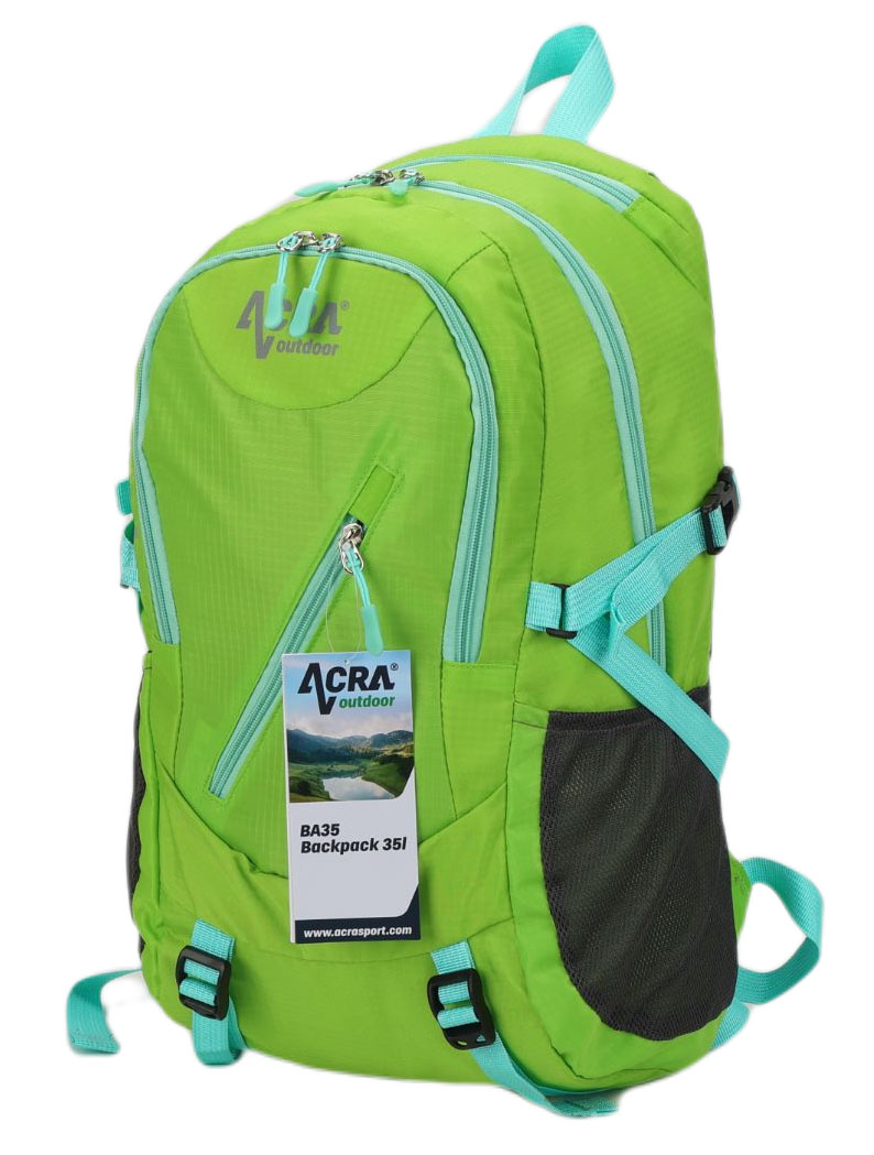 Batoh Backpack 35 L turistický Acra zelený