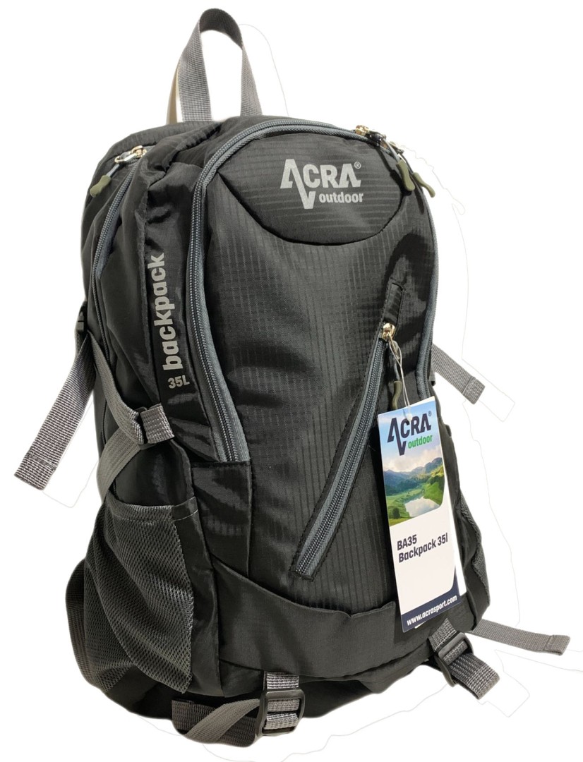 Batoh Backpack 35 L turistický Acra černý