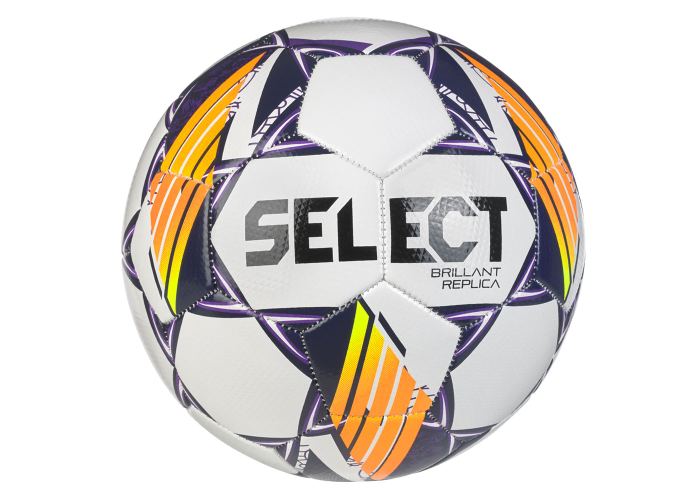 Fotbalový míč Select FB Brillant Replica bílo/fialová vel.4