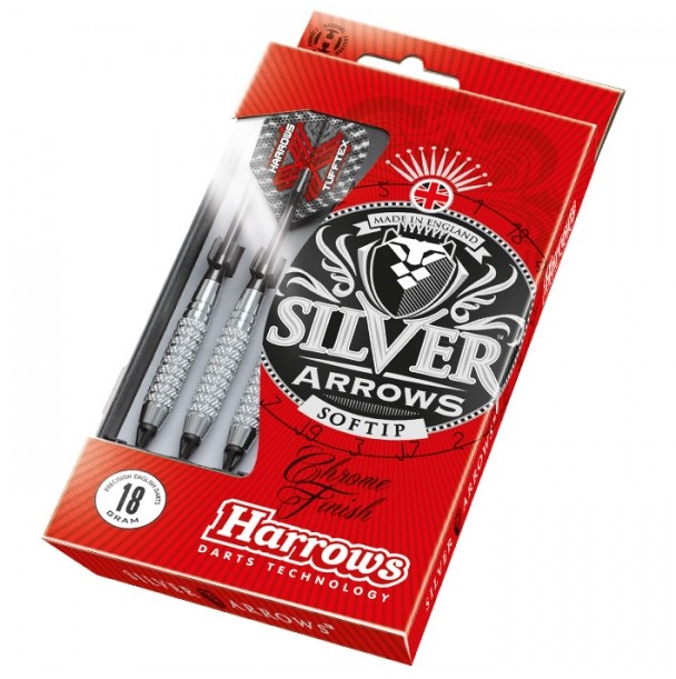 Šipky Harrows Silver Arrow 14, 16, 18g - 18 g