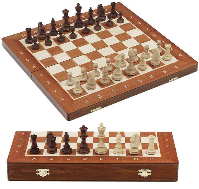 Šachy dřevěné Tournament č.4