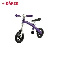 Odrážedlo Micro G-Bike Light Purple + dárek plyšák