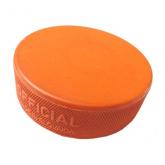 Hokejový puk - oranžový