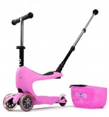 Micro Mini2go Deluxe Plus - růžová (pink)