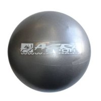 Míč overball Acra 30cm stříbrný