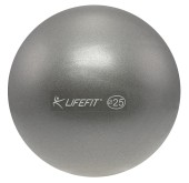 Míč overball Lifefit 25cm stříbrný