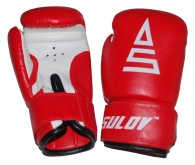 Box rukavice Sulov PVC červeno-bílé