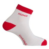 Ponožky Mund Cycling/Running bílo/červené