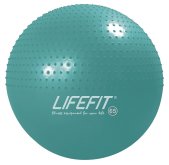 Gymnastický masážní míč Lifefit Massage Ball 65cm tyrkysový