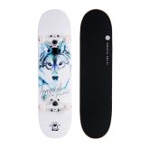 Skateboard Blue Wolf