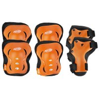 Chrániče dětská sada Spokey Hasbro Armor 3-dílná oranžová vel.S-L