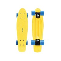Pennyboard Spokey Fish se svíticími LED kolečky žlutý