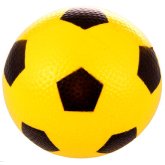 Fotbal gumový míč žlutý 12cm