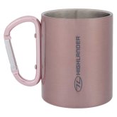 Hrnek s karabinou Highlander nerez 300 ml - růžový
