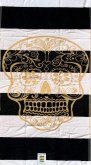Oboustranná plážová osuška Lovely Home Golden Skull