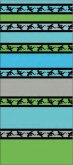 Oboustranná plážová osuška Lovely Home Stripe Geko Azzurro