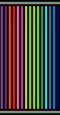 Oboustranná plážová osuška Lovely Home Stripes Multicolor