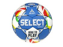 Házenkářský míč Select HB Replica EHF Euro Men bílo/modrá vel.3