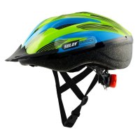Dětská cyklo helma Sulov JR-RACE-B modro/zelená