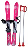 Dětské lyže Baby Ski s vázáním - růžová 70cm