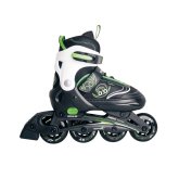 Nastavitelné dětské inline brusle Muuwmi , zelené vel. 29-32