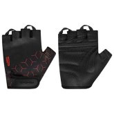 Pánské cyklistické rukavice Spokey Ride, černo-červené, vel. M-XL