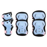 3dílná sada dětských chráničů Spokey SHIELD modro-růžové