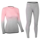Dámské termoprádlo Spokey FLORA SET růžovo-šedé